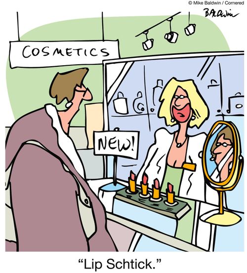 Cosmetics Councer - 'Lip Schtick.'