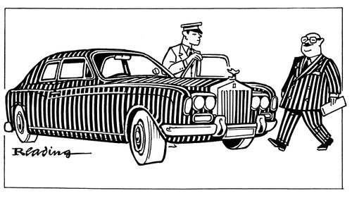 Pinstriped car.