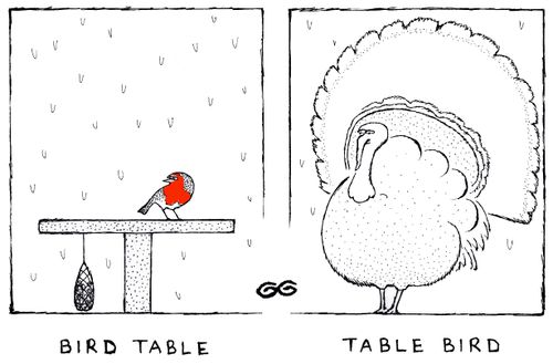 Bird Table/Table Bird.