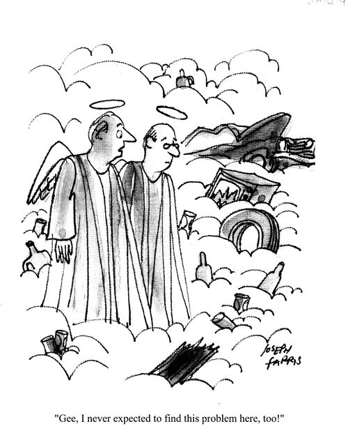 'Gee, I never expected to find this problem here too!'