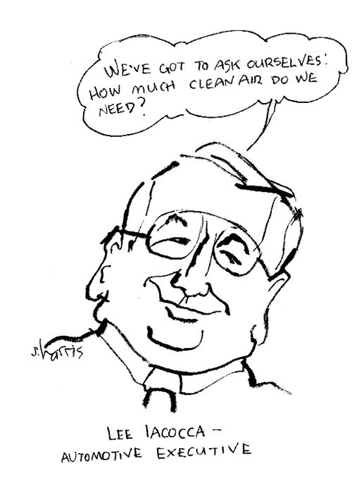 Lee Iacocca - Automotive Executive.