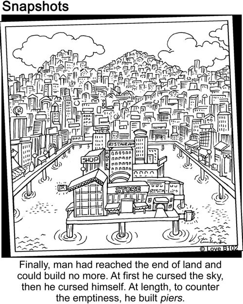 Man Builds Piers.