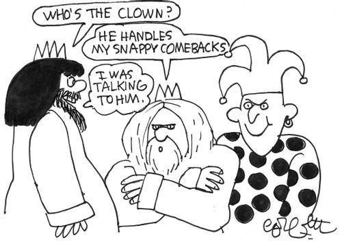 King vs King- who's the clown?