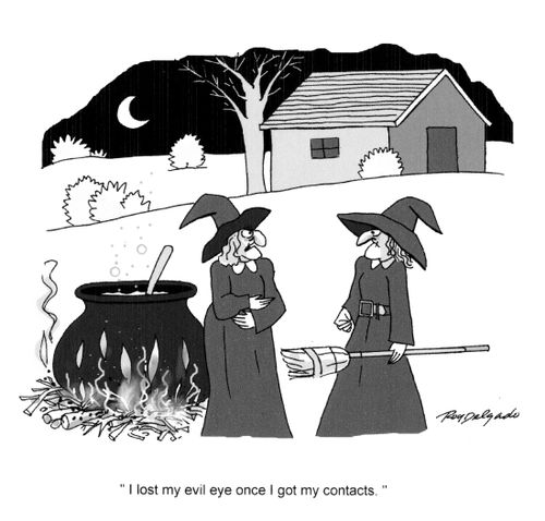 'I lost my evil eye once I got my contacts'