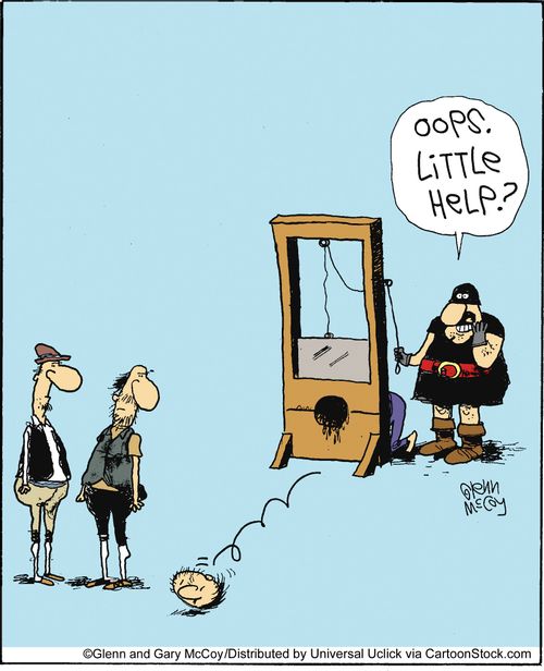 'Oops. Little help?'