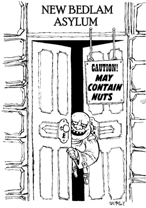 Asylum - May contain nuts.