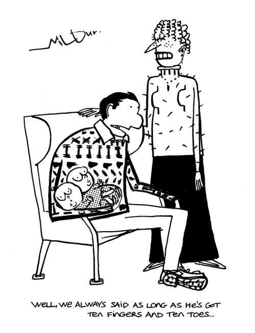 'Well, we always said as long as he's got ten fingers and ten toes . . .'