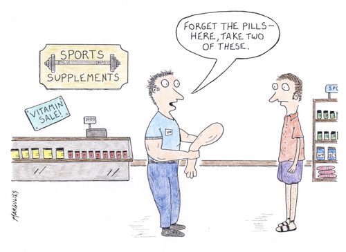 'Forget the pills - here, take two of these.'