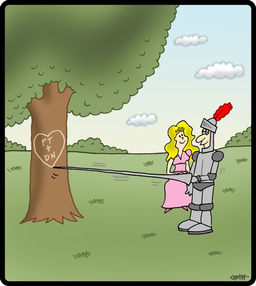 Romantic knight.