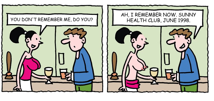'You don't remember me, do you?'