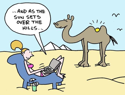 'And as the sun sets over the hills.'