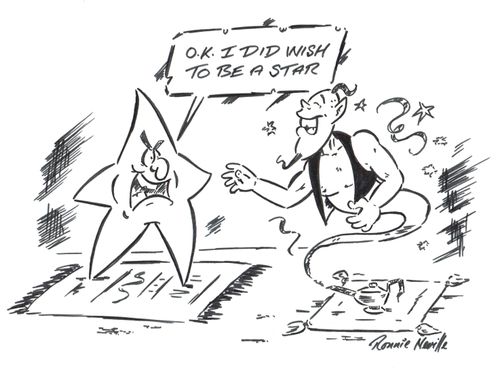 'O.K. I did wish to be a star.'