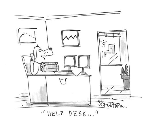 'Help desk...'