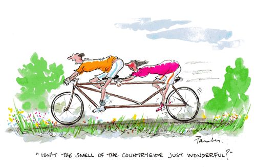 'Isn't the smell of the countryside just wonderful?'