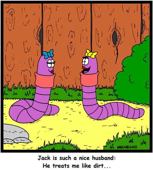 'Jack is such a nice husband: He treats me like dirt...'