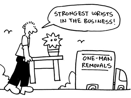 'Strongest wrists in the business!'