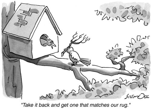 'Take it back and get one that matches our rug.'
