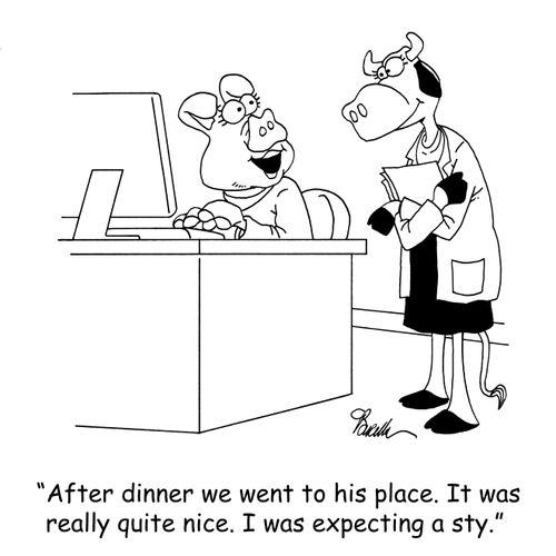 'After dinner we went to his place. It was really nice. I was expecting a sty.'