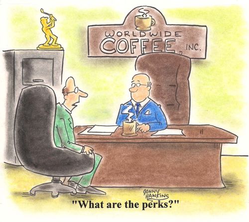 Hiree to Coffee Company Hirer: 'What are the perks?' 