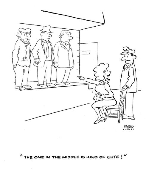 'The one in the middle is kind of cute!'