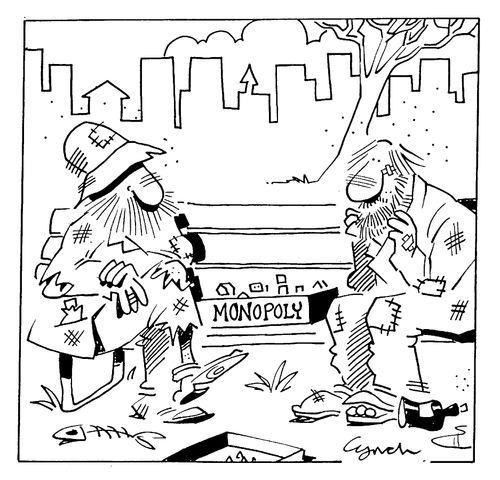 Tramps Play Monoply