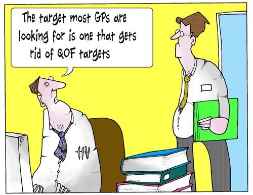 'The target most GPs are looking for is one that gets rid of QOF targets.'
