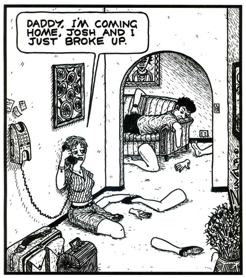 'Daddy,I'm coming home, Josh and I just broke up.'
