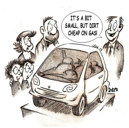 It's a bit small, but dirt cheap on gas!