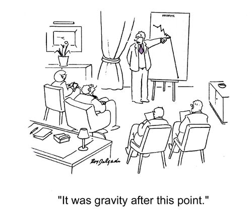 'It was gravity after this point.'