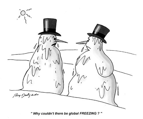 'Why couldn't there be global FREEZING?'