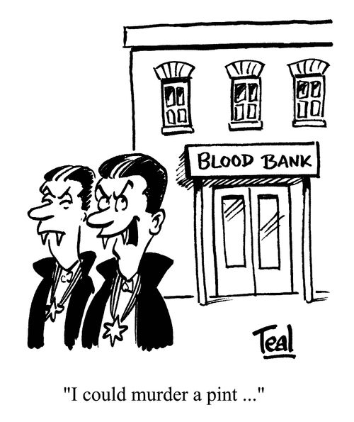 'I could murder a pint...'