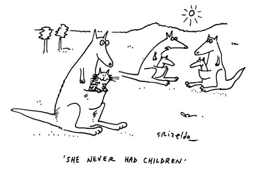 "She never had children."