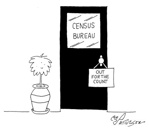 'Census Bureau'  'Out for the count'