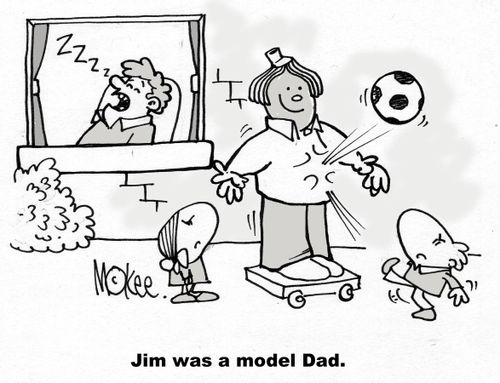 "Jim was a model Dad".