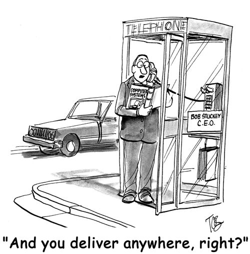 "And you deliver anywhere, right?"