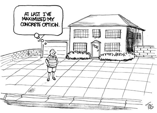 'At last I have maximised my concrete option.'