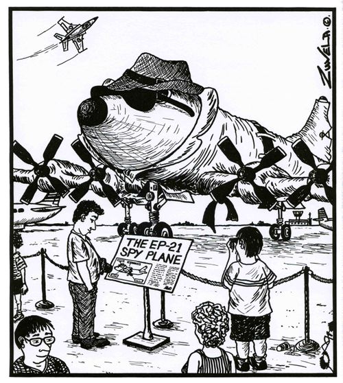 The EP-21 spy plane.