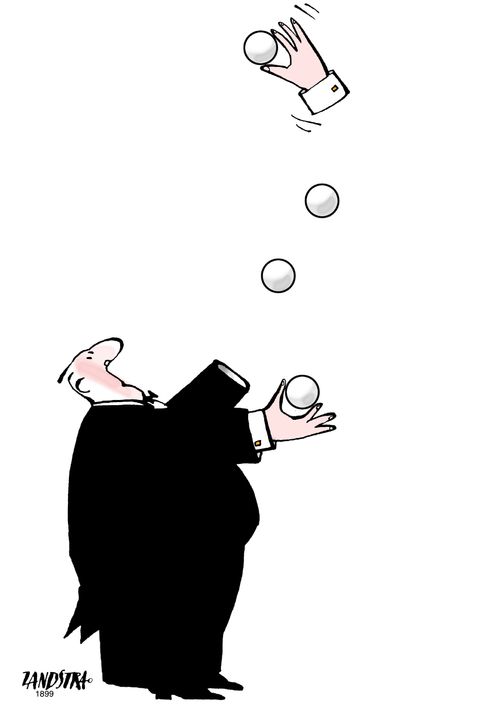 Juggler loses his arm.