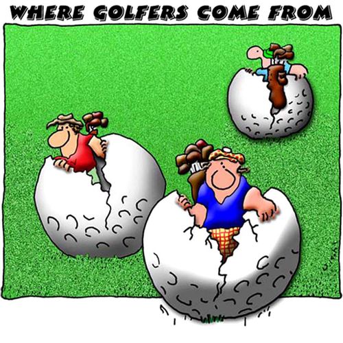 Where golfers come from.