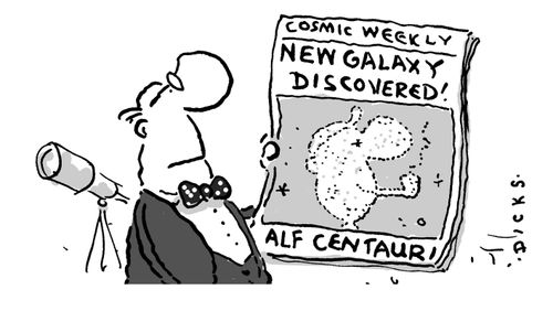 Cosmic Weekly - New Galaxy Discovered!  Alf Centauri.