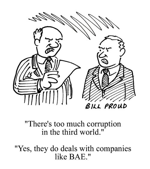 'There's too much corruption in the third world.'