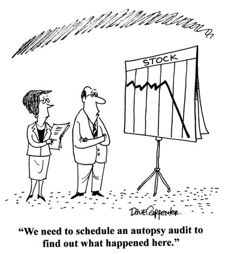 'We need to schedule an autopsy audit to find out what happened here.'