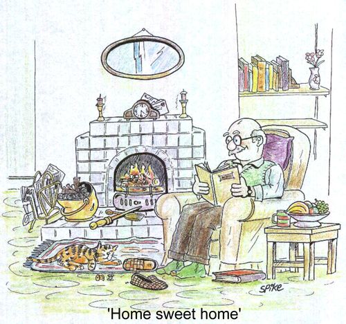 'Home sweet home'.