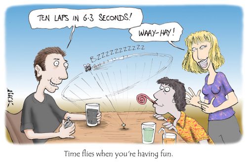 Time flies when you're having fun.