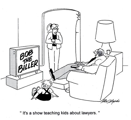 'It's a show teaching kids about lawyers.'
