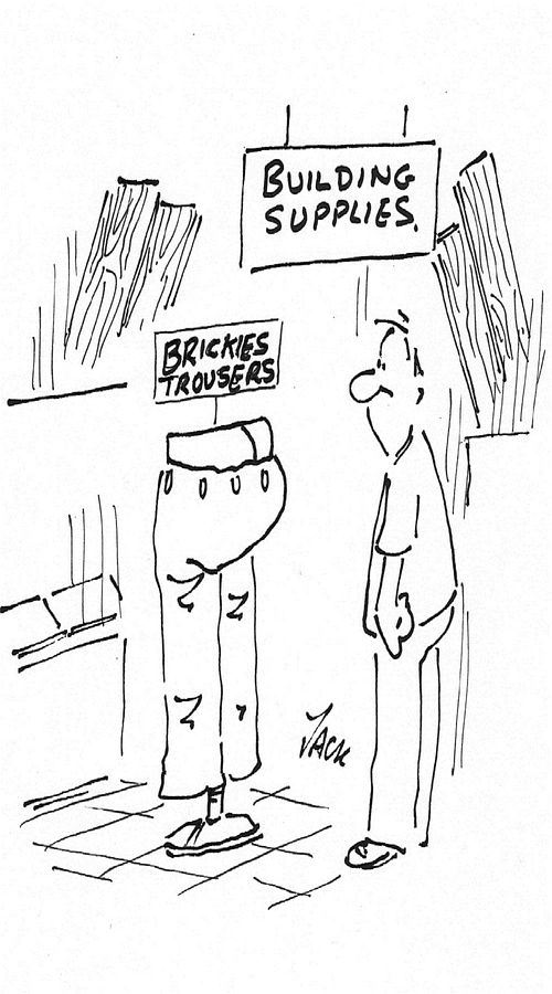 Brickies bum.
