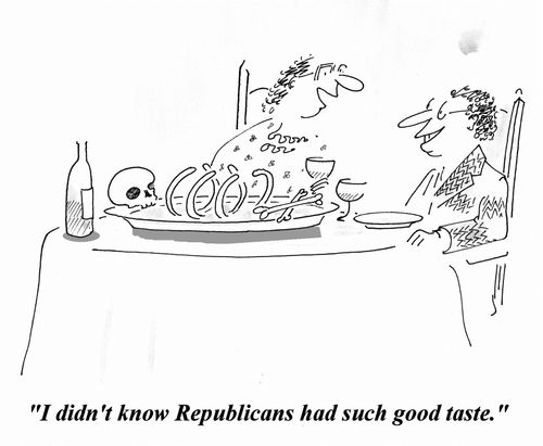 'I didn't know Republicans had such good taste!'