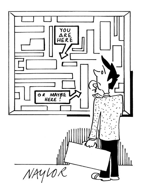 You are here...or maybe here.