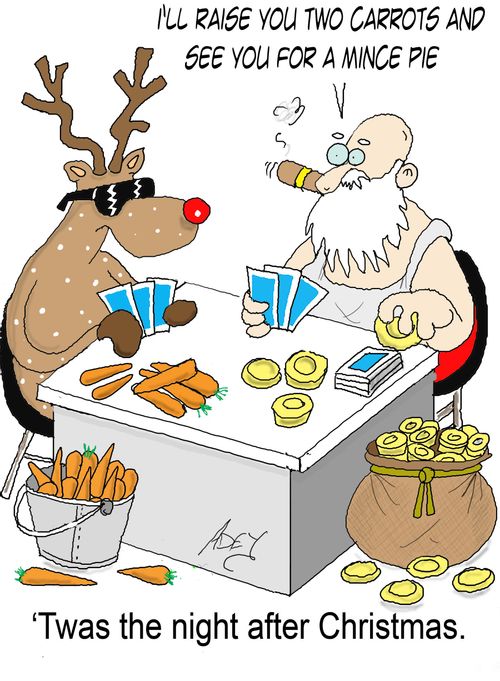 'Twas the night after Christmas.