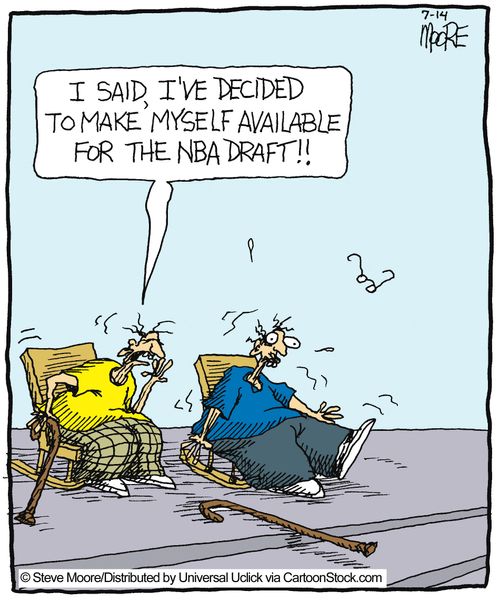 'I said, I've decided to make myself available for the NBA draft.'